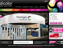 Tablet Screenshot of dicolor.de